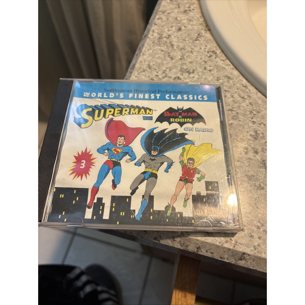 Superman with Batman & Robin on Radio CD 1998 Radio Spirits Smithsonian 4501328